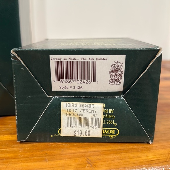 Boyds Bears & Friends "Noah & The Golden Rule" and "Jeremy as Noah Ark Builder" - Picture 11 of 11